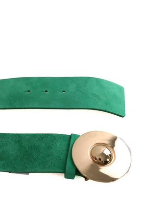 Ceinture en cuir Tara Jarmon Vert en Cuir