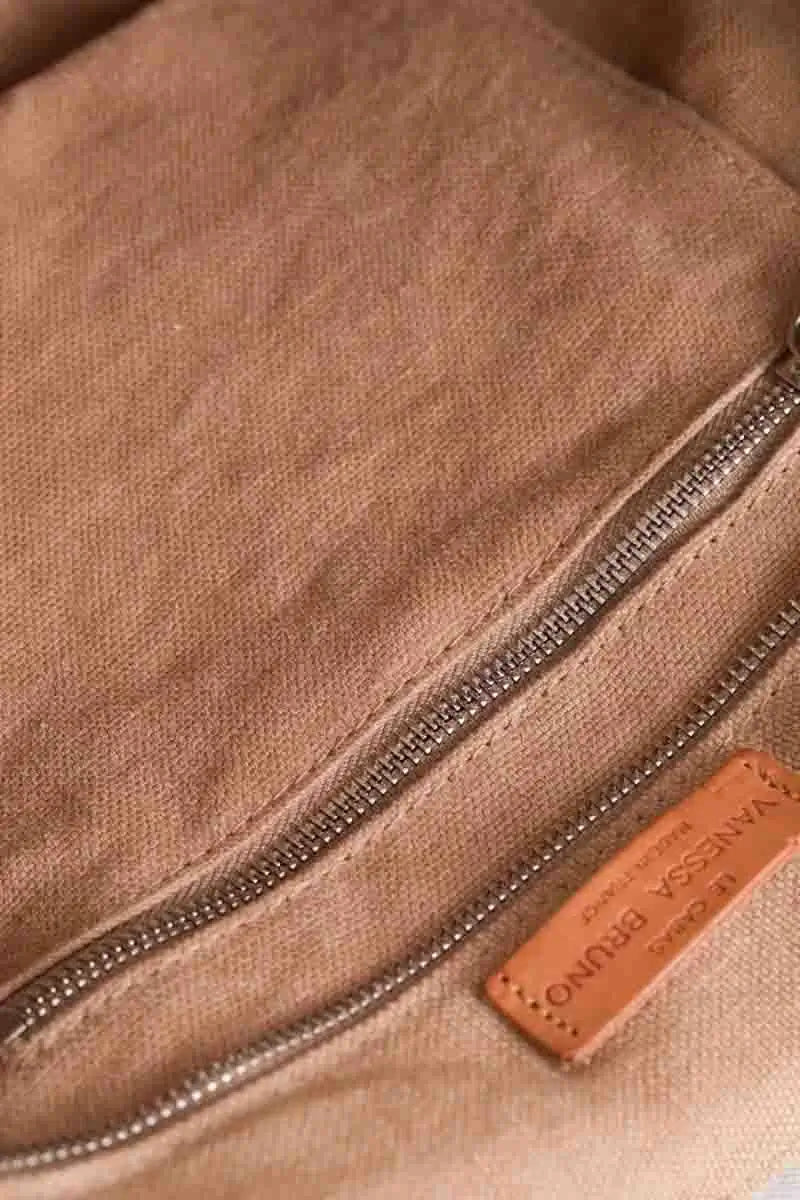 Cabas Vanessa Bruno Cabas Camel en Tissu