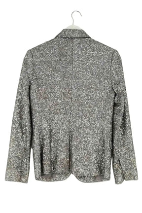 Blazer Zadig & Voltaire Argent en Paillettes, taille S - Seconde Main