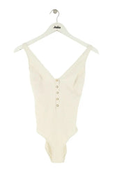 Maillot de bain Ysé Ecru en Synthétique, taille XS - Seconde Main