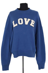 Sweatshirt Tory Burch Bleu en Coton, taille S - Seconde Main