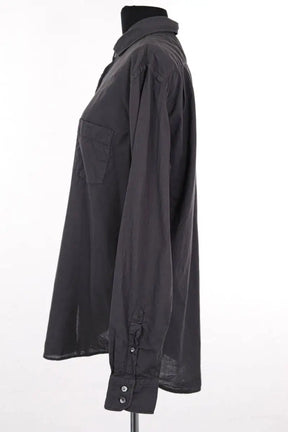 Chemise Hartford Anthracite en Coton