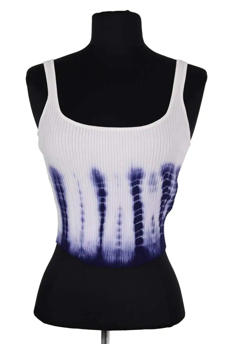 Top sans manche Maje Blanc en Viscose, taille XS - Seconde Main