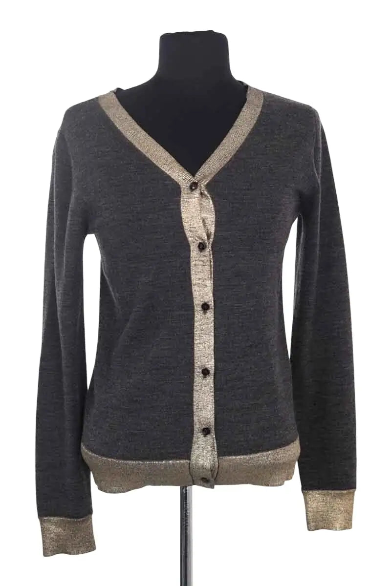 Cardigan  Bonpoint Gris en Laine, taille S - Seconde Main