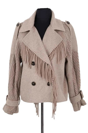 Manteau Notshy Beige en Laine, taille S - Seconde Main