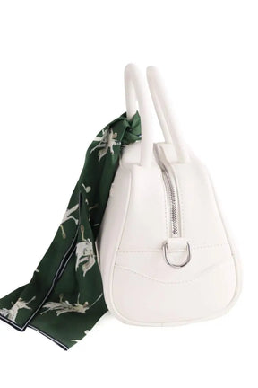 Sac à bandoulière Lacoste Blanc en Cuir