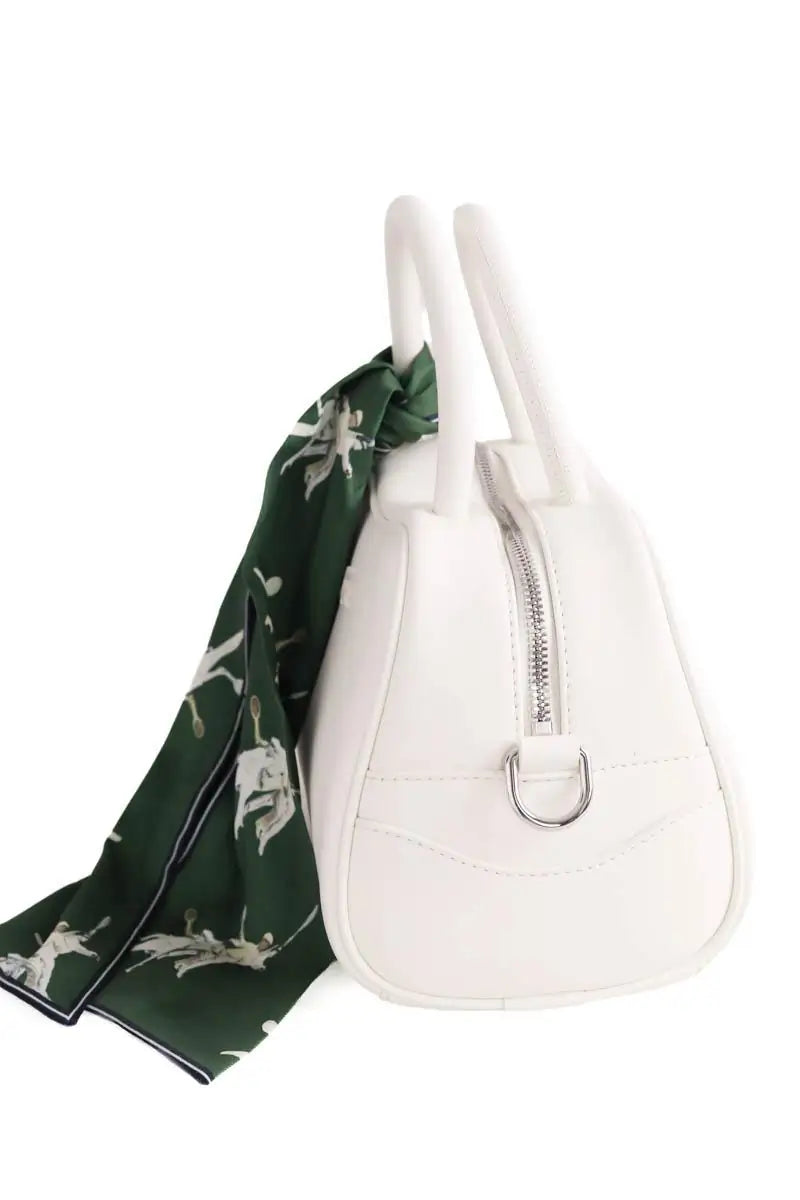 Sac à bandoulière Lacoste Blanc en Cuir