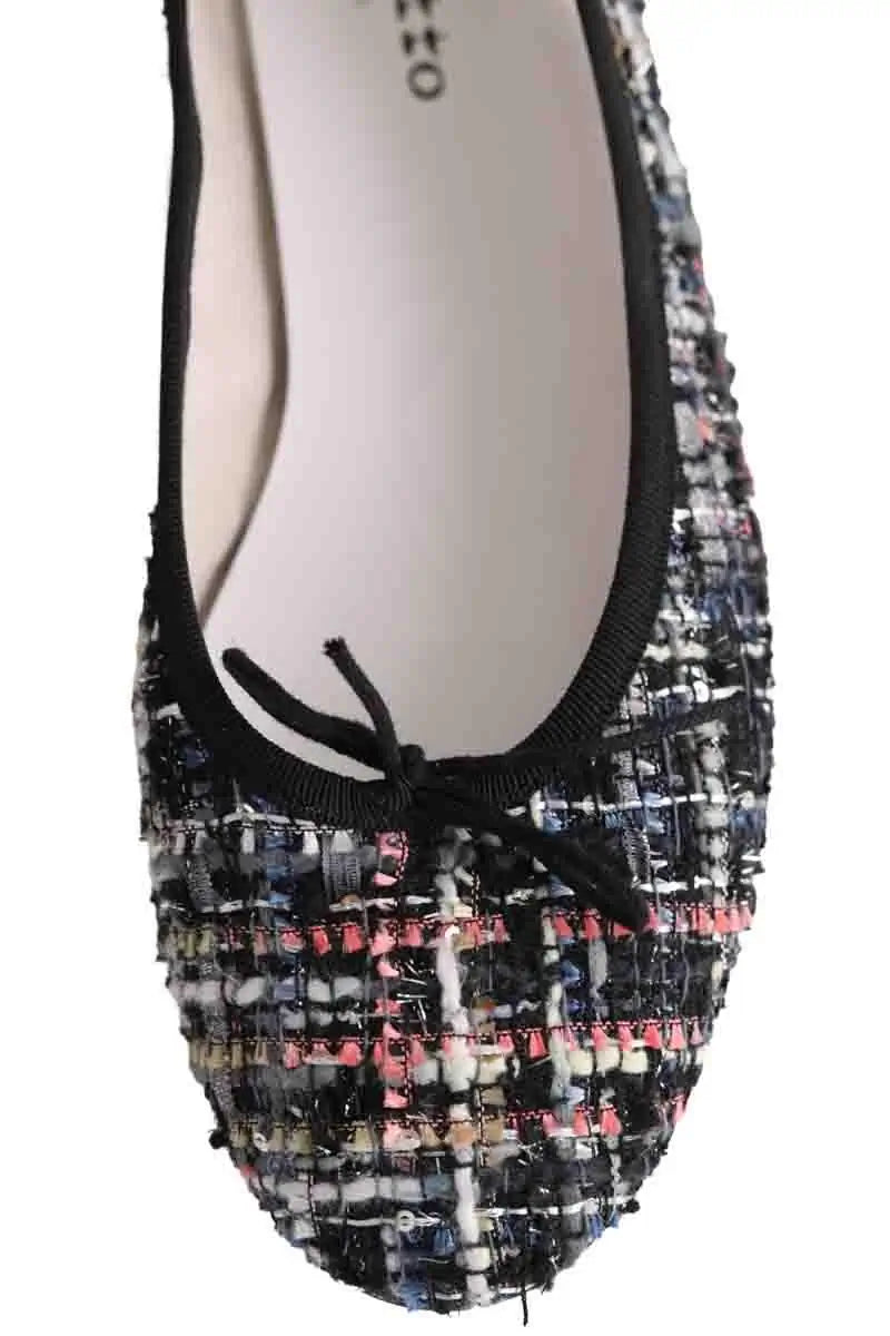 Ballerines Repetto Noir en Tissu