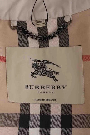 Trench-coat Burberry Gris en Synthétique