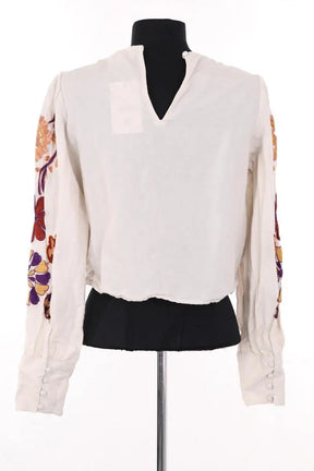 Blouse Sézane Blanc en Coton