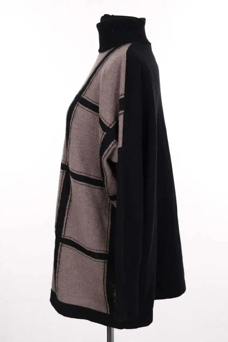 Pull Paule Ka Noir en Laine