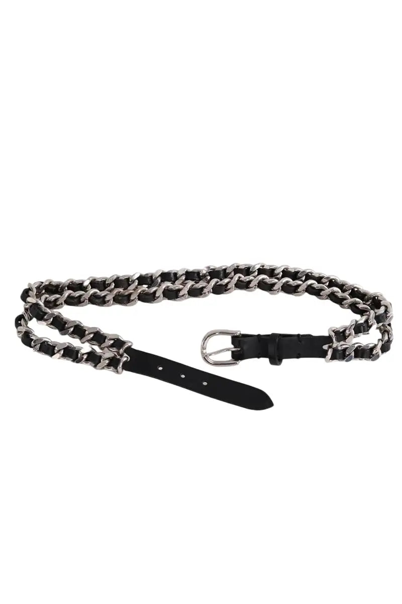 Ceinture Balmain Noir en Cuir, taille S - Seconde Main