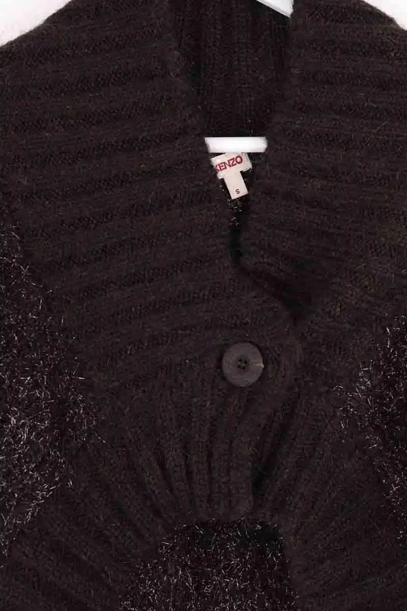 Cardigan Kenzo Marron en Laine