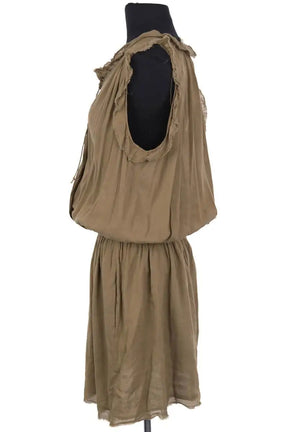 Robe Isabel Marant Kaki en Coton