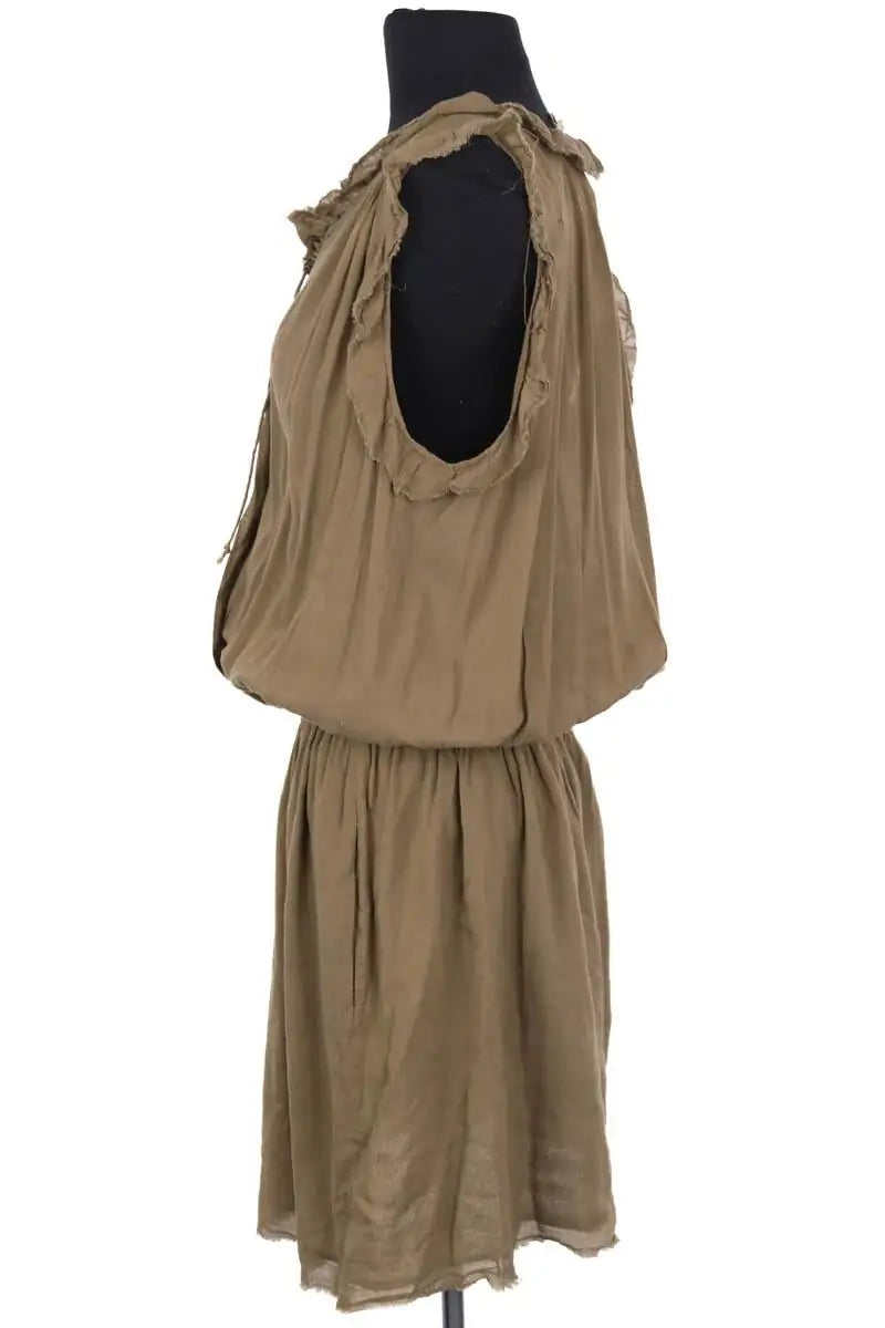 Robe Isabel Marant Kaki en Coton