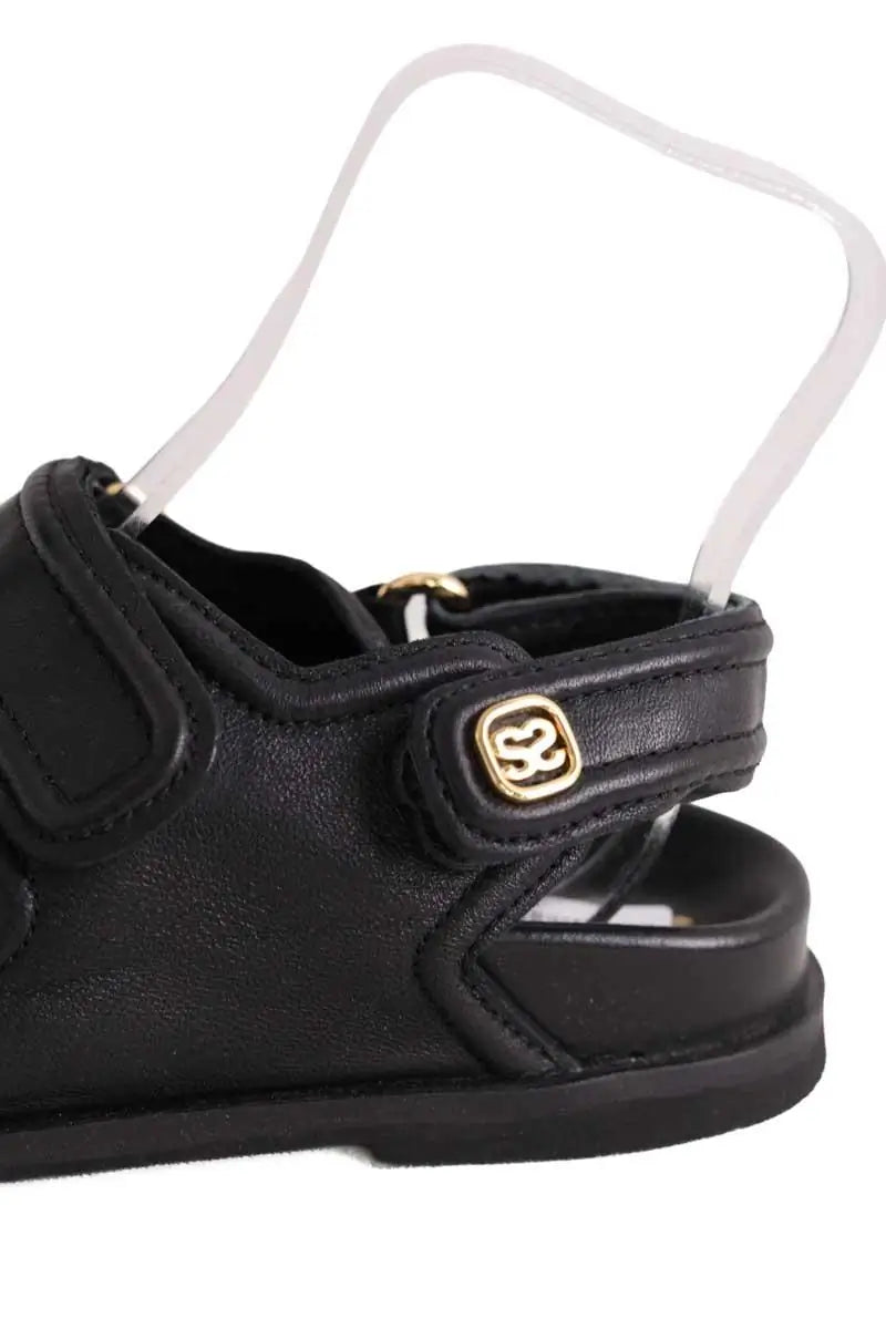 Sandales Sandro Noir en Cuir