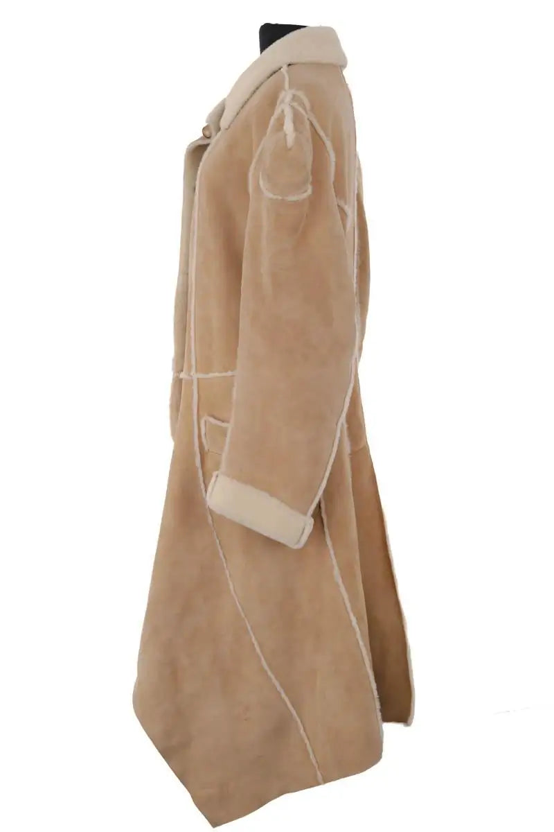 Manteau Dior Beige en Daim