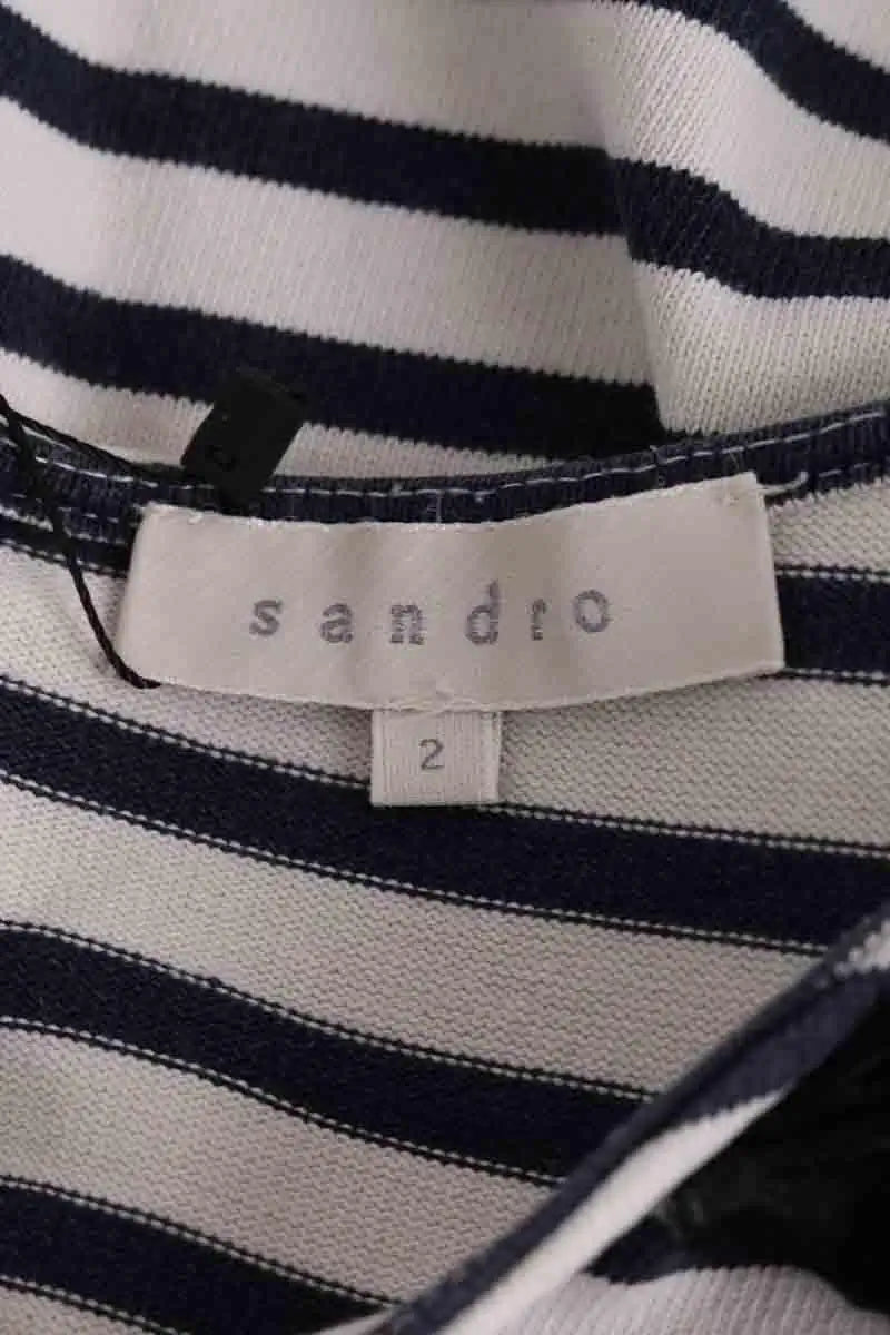 Blouse Sandro Blanc en Coton