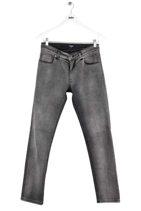 Jean droit Fendi Gris en Coton, taille L - Seconde Main