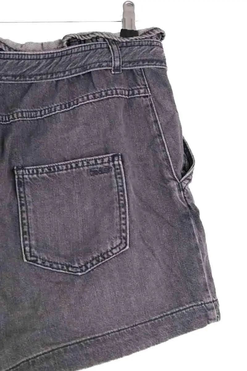 Mini short Ba&Sh Gris en Coton