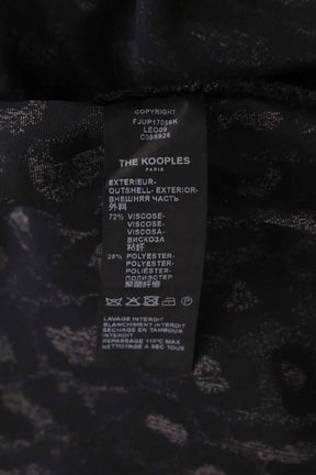Jupe The Kooples Marron en Viscose