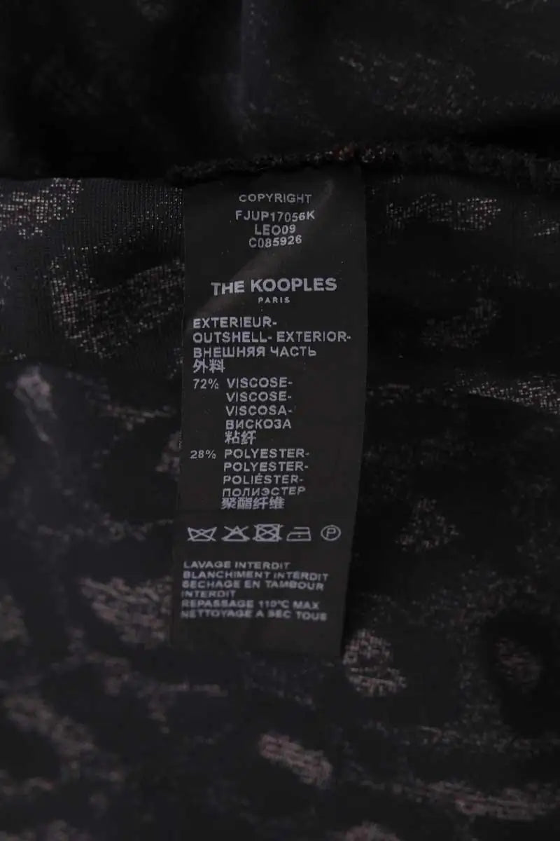 Jupe The Kooples Marron en Viscose