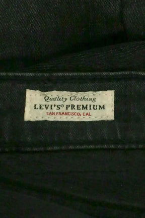 Jean slim W23 L28 Levi's Anthracite en Coton