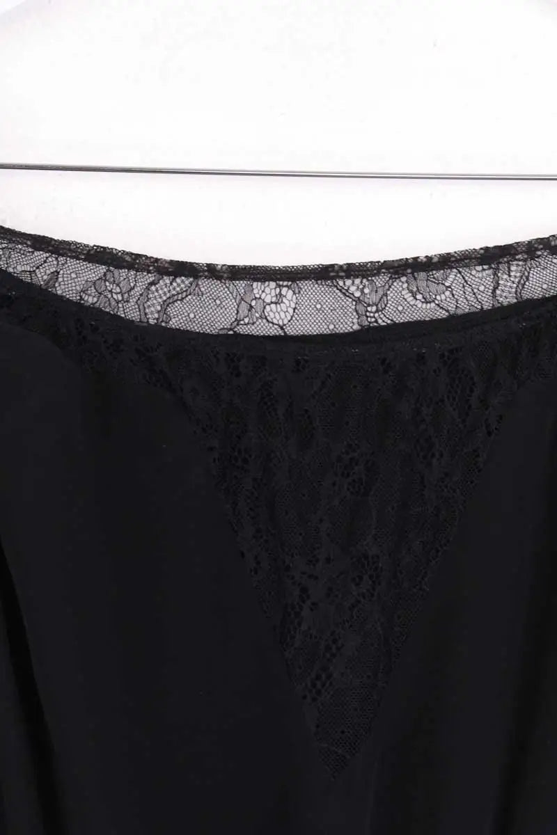 Robe Maje Noir en Soie