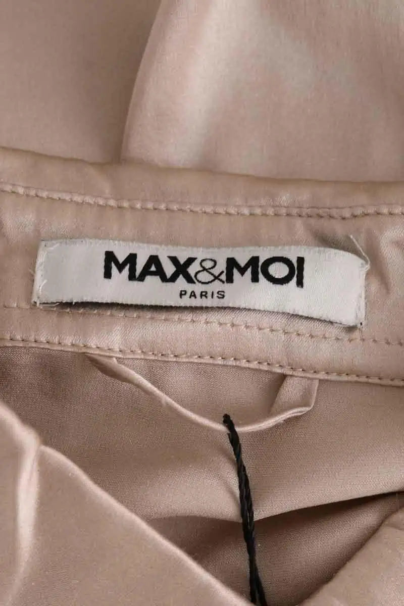 Chemise Max & Moi Beige en Soie