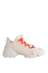 Baskets Dior D Connect Ecru en Caoutchouc, taille 34 - Seconde Main