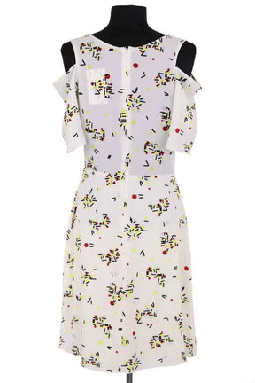 Robe Armani Exchange Blanc en Synthétique