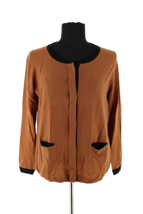Cardigan Gerard Darel Camel en Laine, taille S - Seconde Main