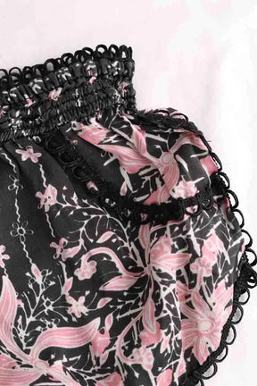 Mini short Poupette St Barth Noir en Soie