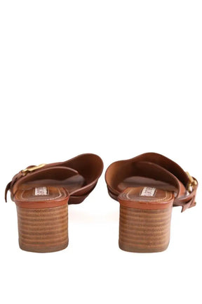 Sandales Sartore Camel en Cuir