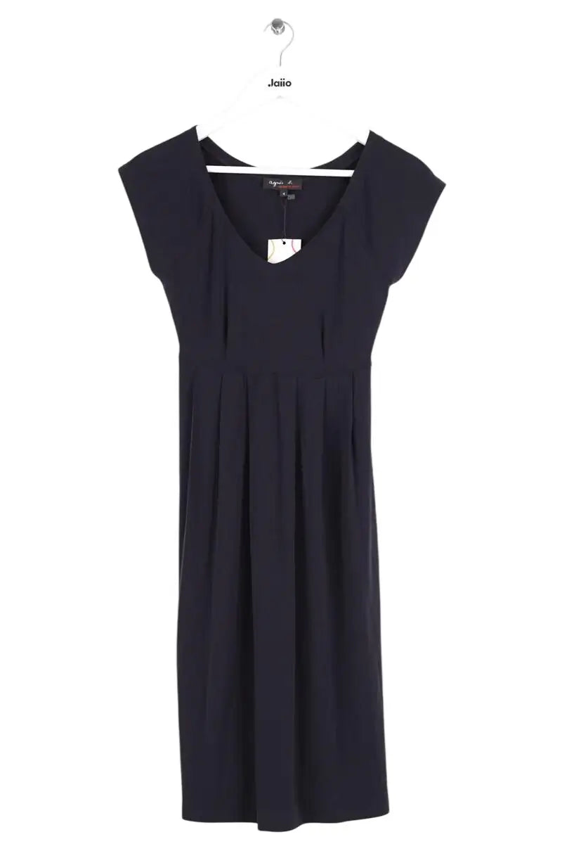 Robe Agnès B. Noir en Synthétique, taille S - Seconde Main