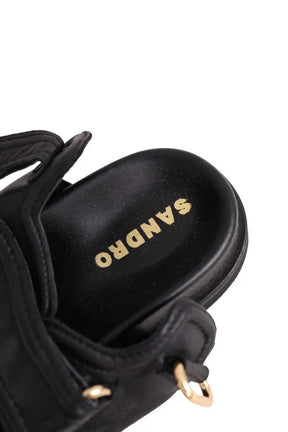 Sandales Sandro Noir en Cuir
