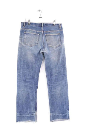 Jean droit APC Bleu en Coton