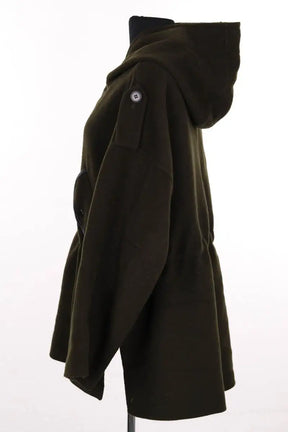 Manteau Maje Kaki en Laine