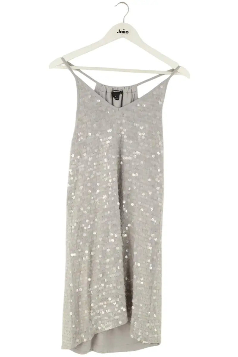 Robe Club Monaco Gris en Paillettes, taille S - Seconde Main