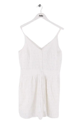 Combishort Claudie Pierlot Blanc en Coton, taille M - Seconde Main