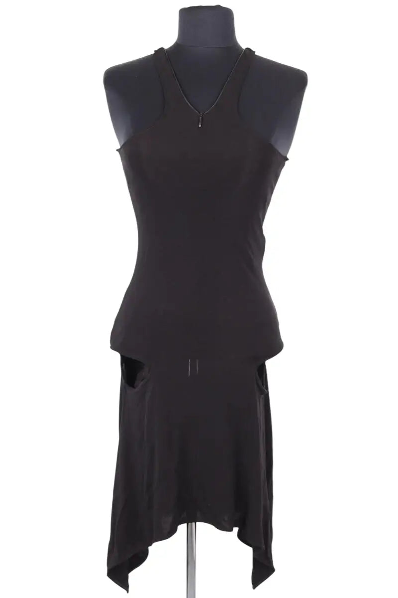 Robe Courrèges Noir en Viscose, taille XS - Seconde Main