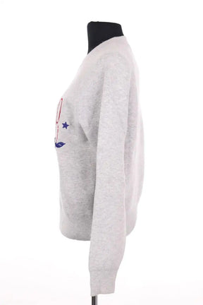 Pull Sandro Gris en Laine