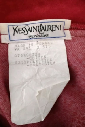 Robe Saint Laurent  Rouge