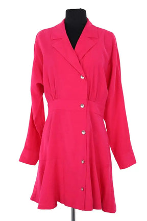 Robe Claudie Pierlot Rose en Viscose, taille M - Seconde Main