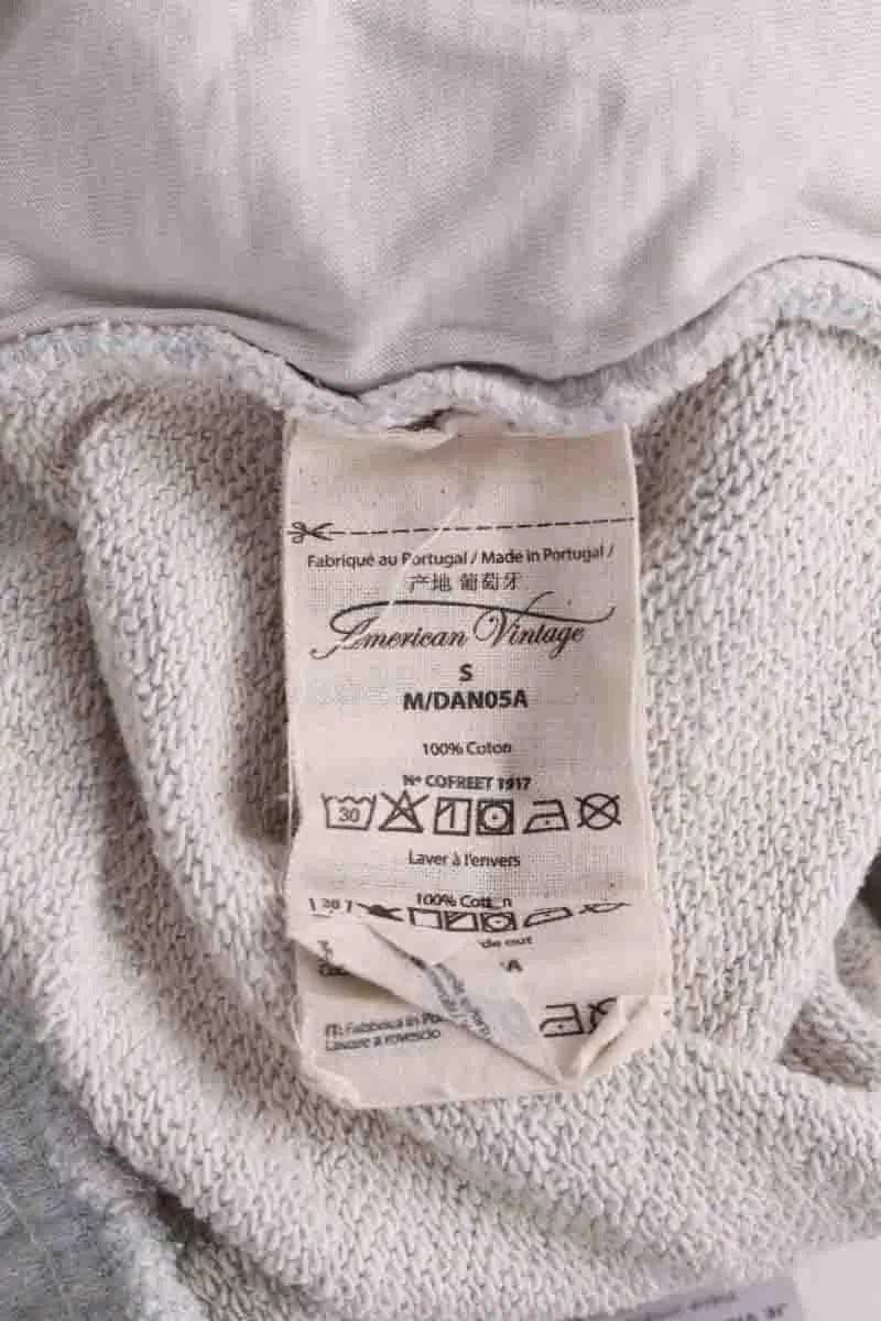 Pantalon de sport American Vintage Gris en Coton
