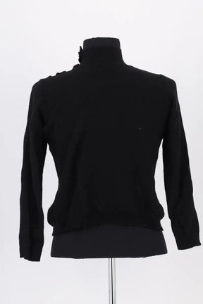Pull Sézane Noir en Laine
