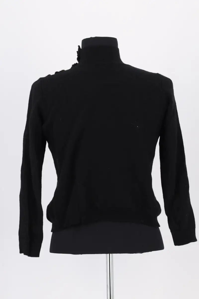 Pull Sézane Noir en Laine