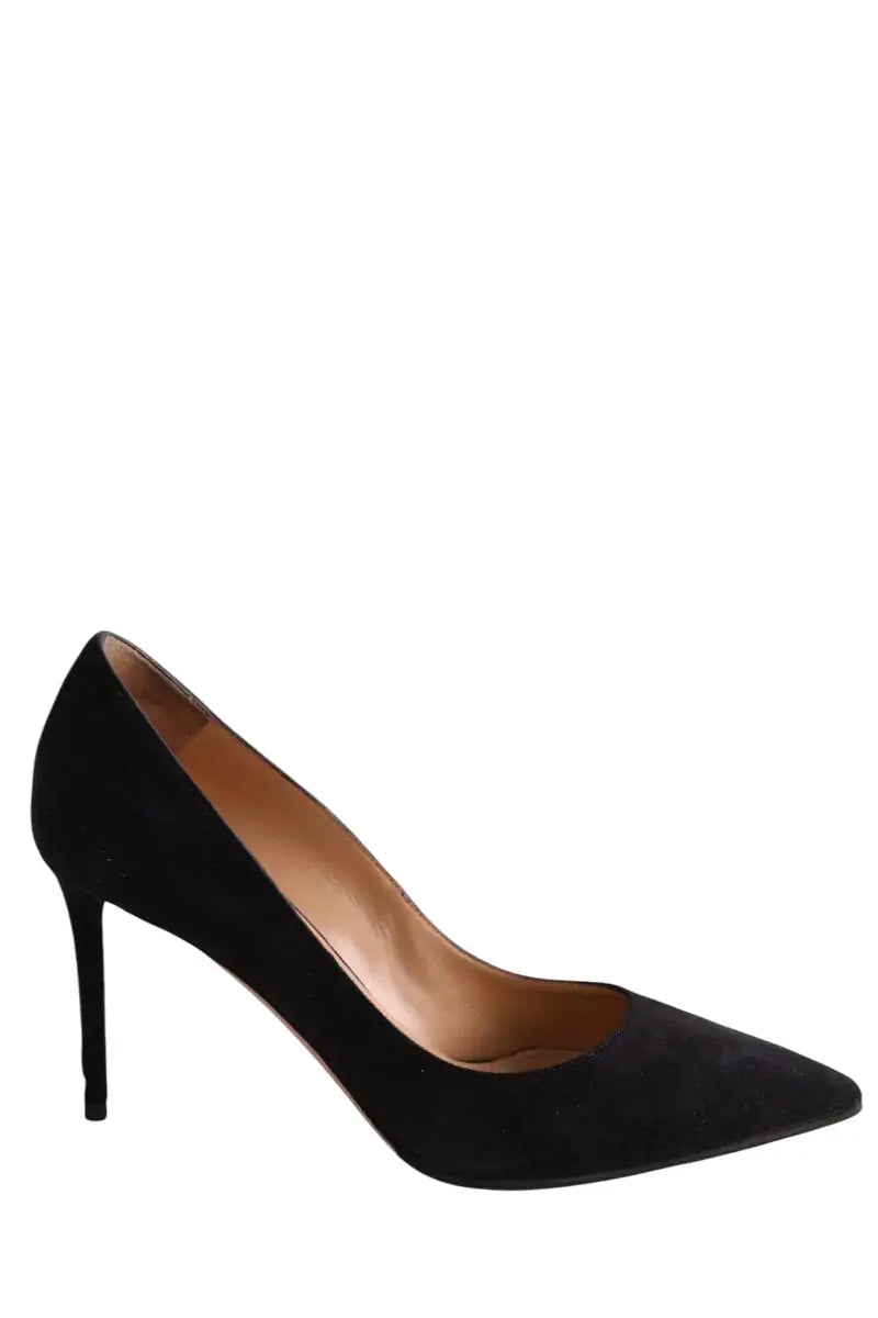 Talons Aquazzura Noir en Cuir, taille 36 - Seconde Main
