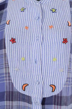 Tunique Monoki Bleu en Coton