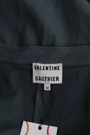 Robe Valentine Gauthier Bleu en Coton